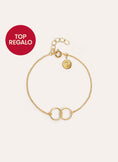 Pulsera Circles Twist Baño Oro