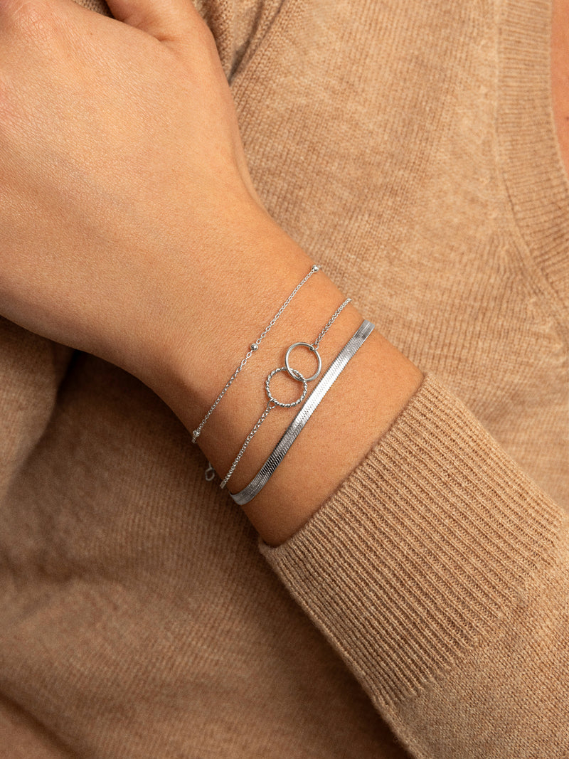 Bracciale Circles Twist Acciaio