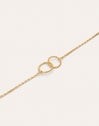 Bracciale Circles Twist Acciaio placcato Oro