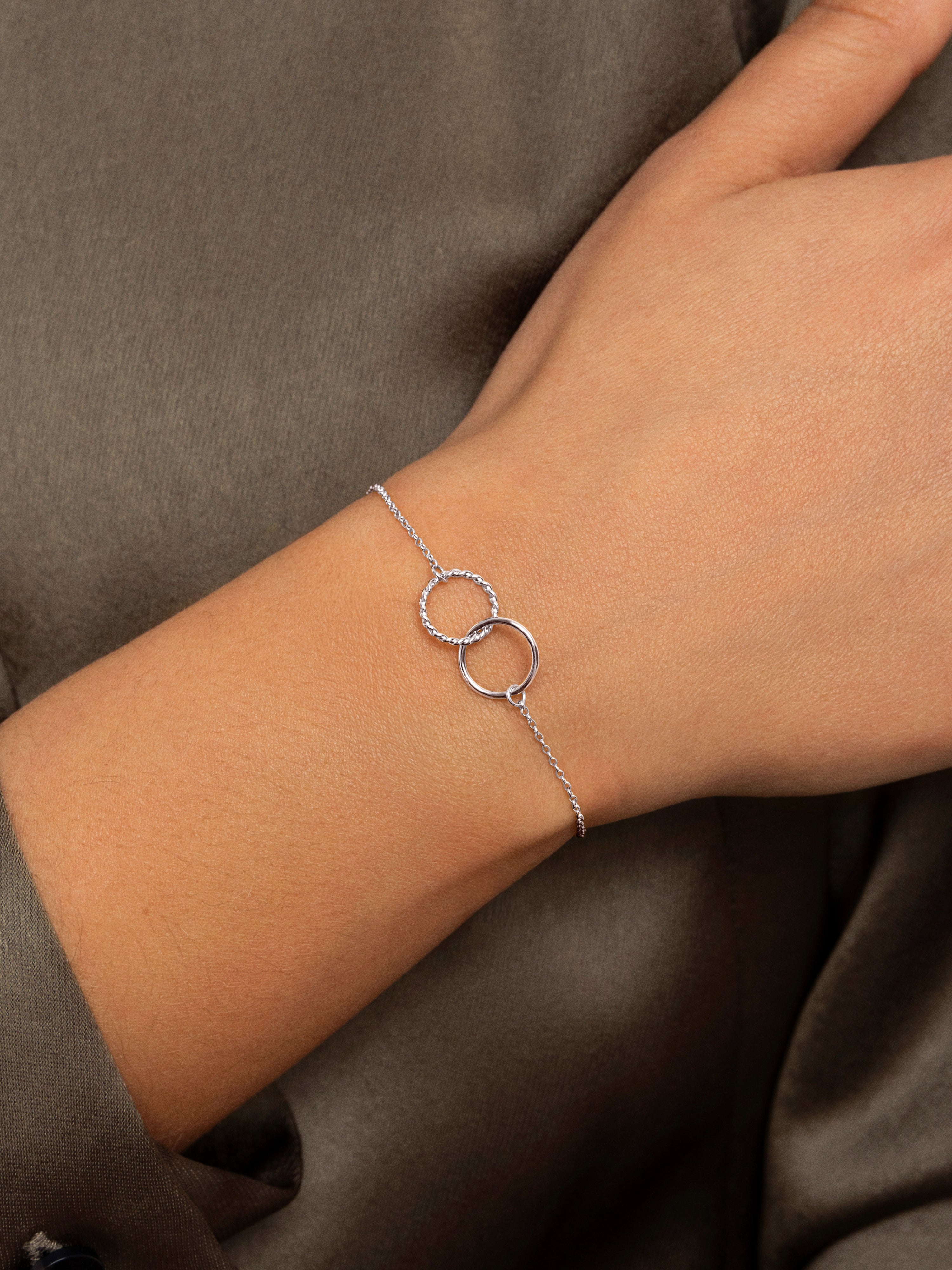 Bracciale Circles Twist Acciaio