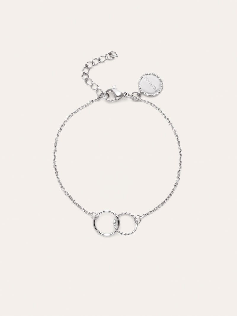 Bracciale Circles Twist Acciaio