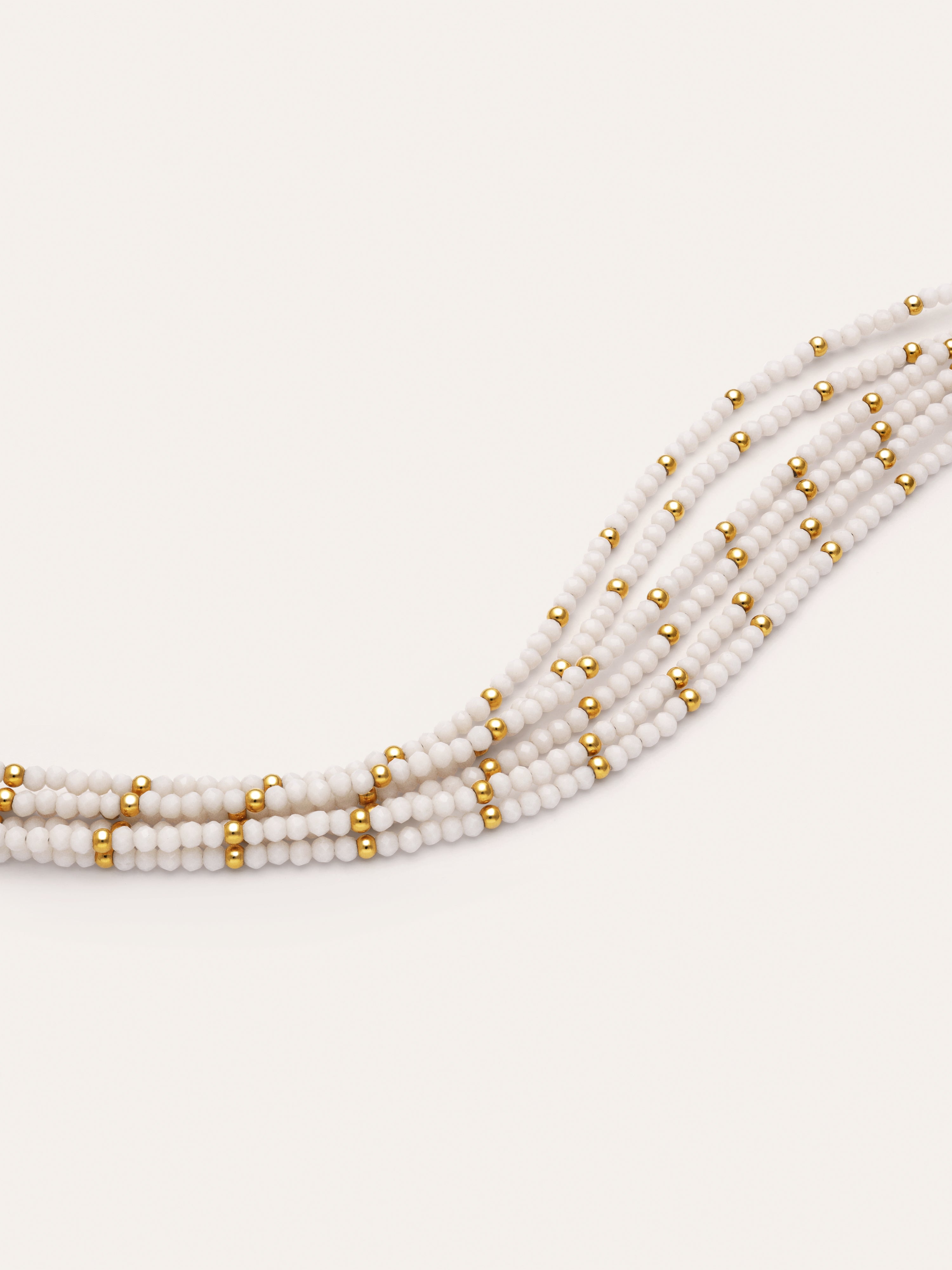 Pulsera Cleopatra Blanch Acero Baño Oro