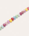 Color Stones Stainless Steel Gold Bracelet