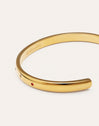 Armband Curve Rainbow Edelstahl vergoldet