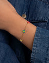 Pulsera Daisy May Acero Baño Oro