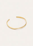 Dane Steel Gold-Plated Cuff Bracelet