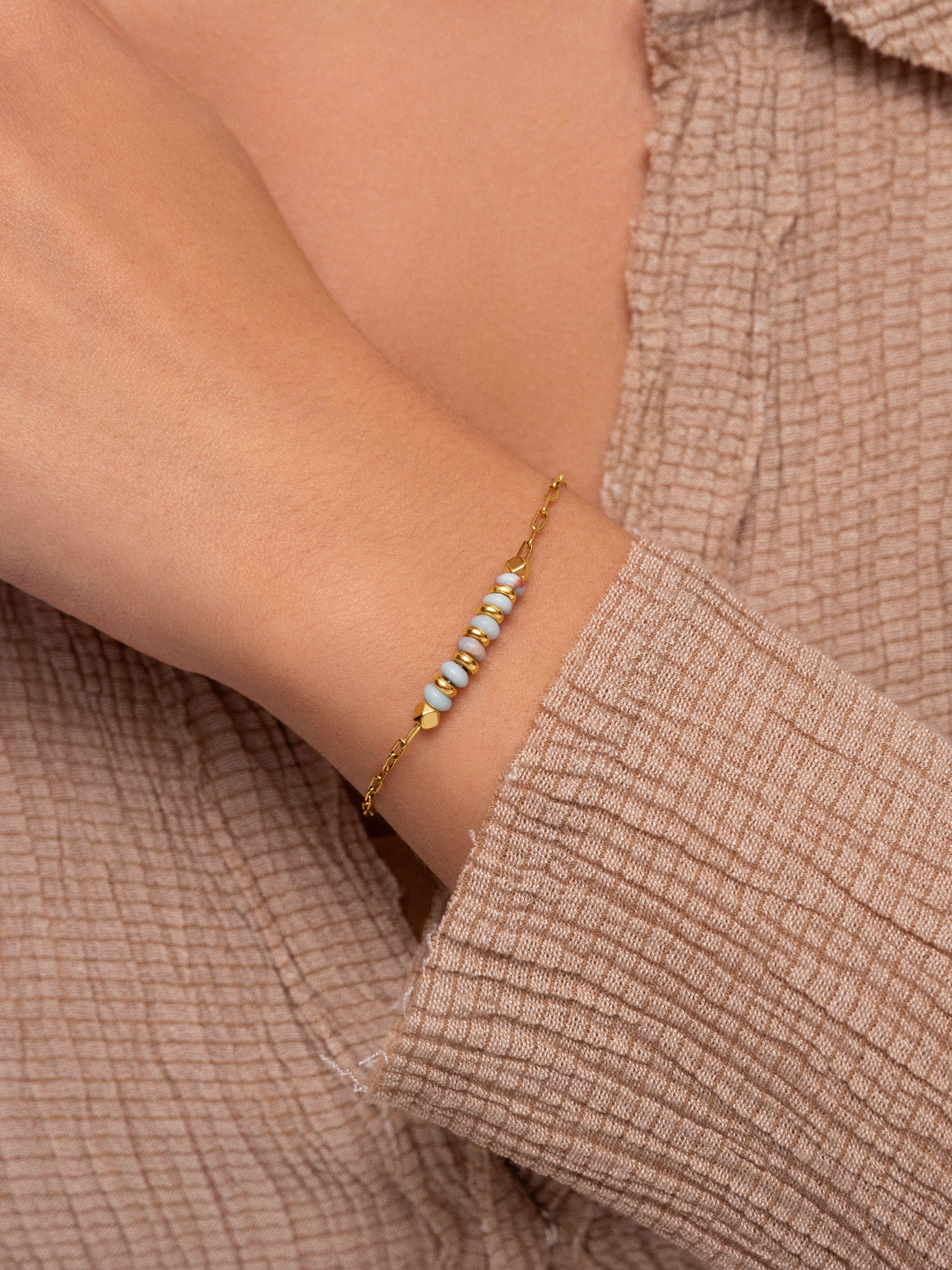 Daylight Stainless Steel Gold Bracelet