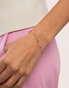 Armband Dots Colors Enamel Stahl - puesto en modelo