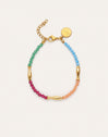 Armband Dye Fische Edelstahl mit Goldbeschichtung