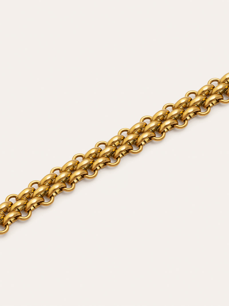 Bracelet Eloria Acier Plaqué Or