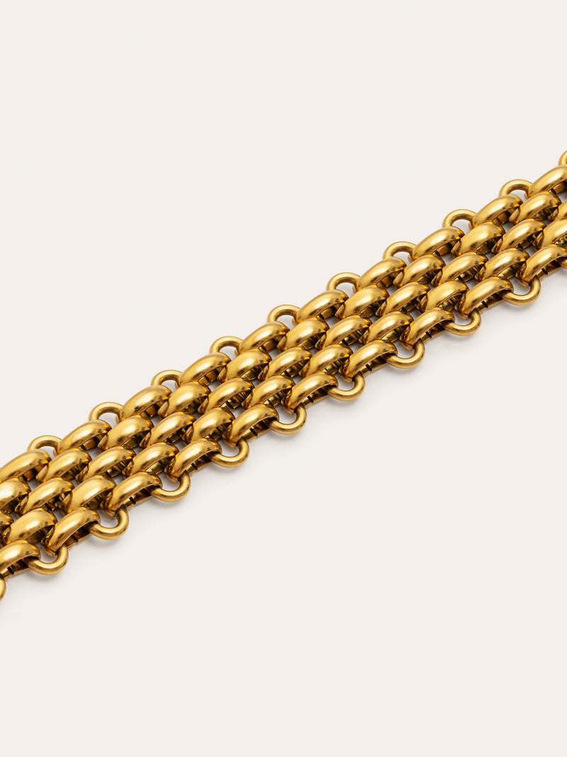 Galea Armband Edelstahl, vergoldet
