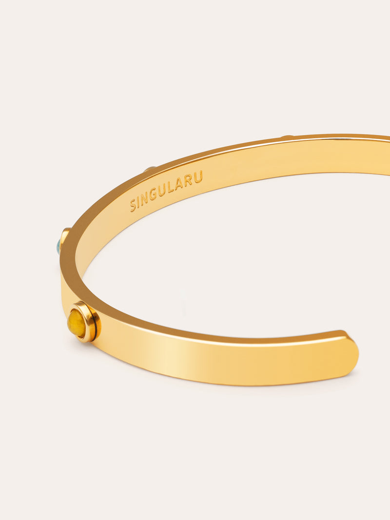 Brazalete Gina Acero Baño Oro