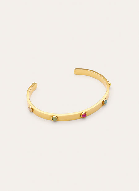 Brazalete Gina Acero Baño Oro