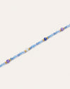 Pulsera Glam Azul Acero Baño Oro