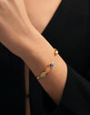 Armband Gota Stones Edelstahl mit 18kt Goldbeschichtung