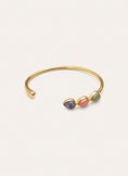 Drop Stones Bracelet Stainless Steel 18kt Gold Plated