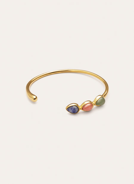 Armband Gota Stones Edelstahl mit 18kt Goldbeschichtung
