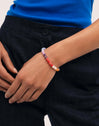 Armband Gummy Stones Edelstahl mit Goldbeschichtung