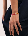 Armband Gummy Stones Edelstahl mit Goldbeschichtung