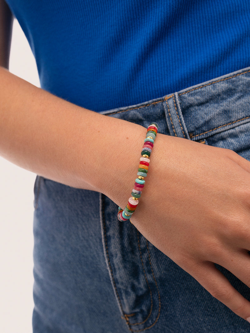 Pulsera Habana Acero Baño Oro