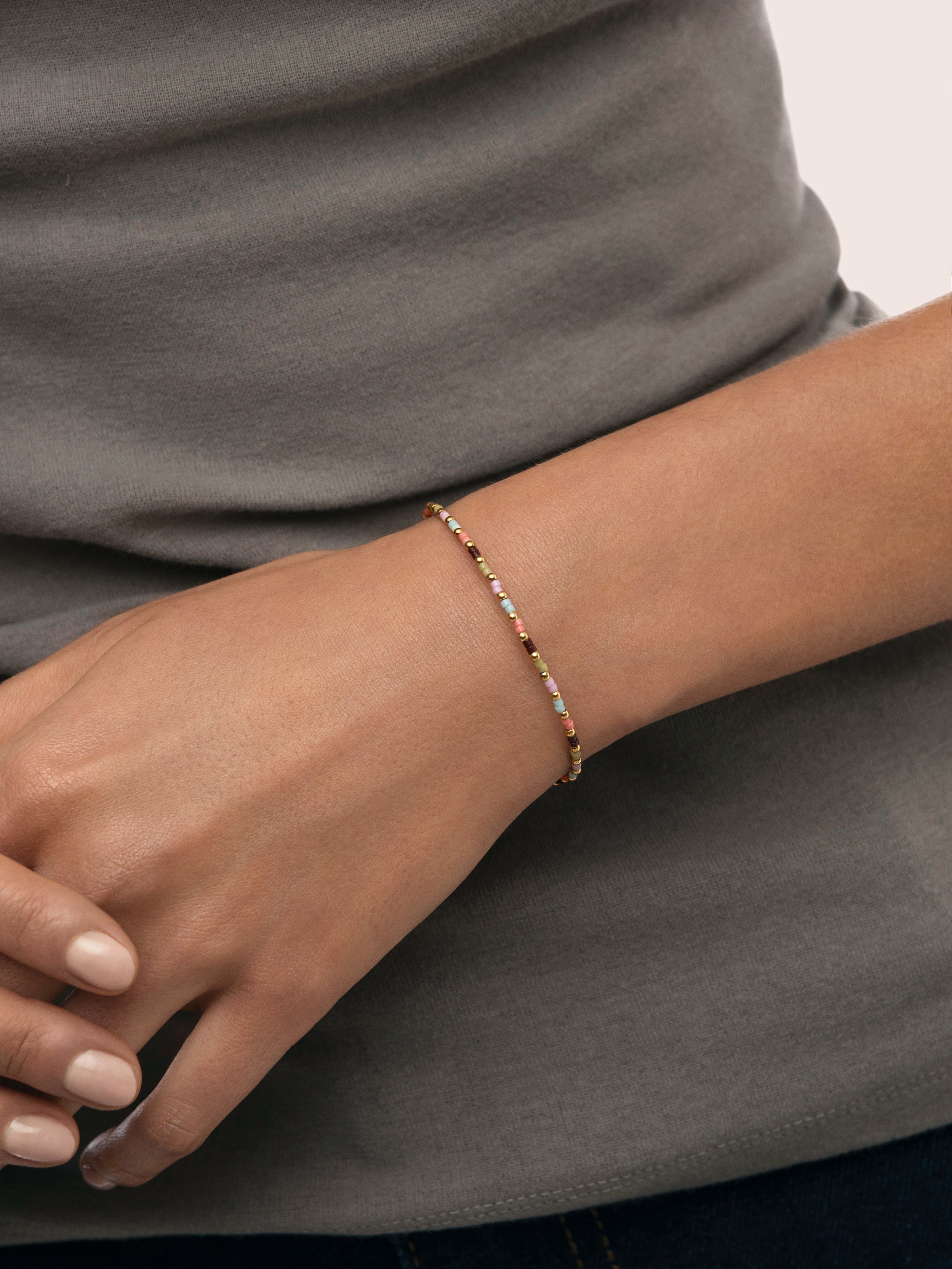 Helia Colors Armband Stahl, vergoldet