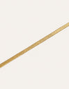 Bracelet Lisse Sparkling Acier Plaqué Or