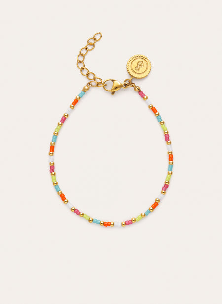 Armband Lumi Colors Edelstahl vergoldet