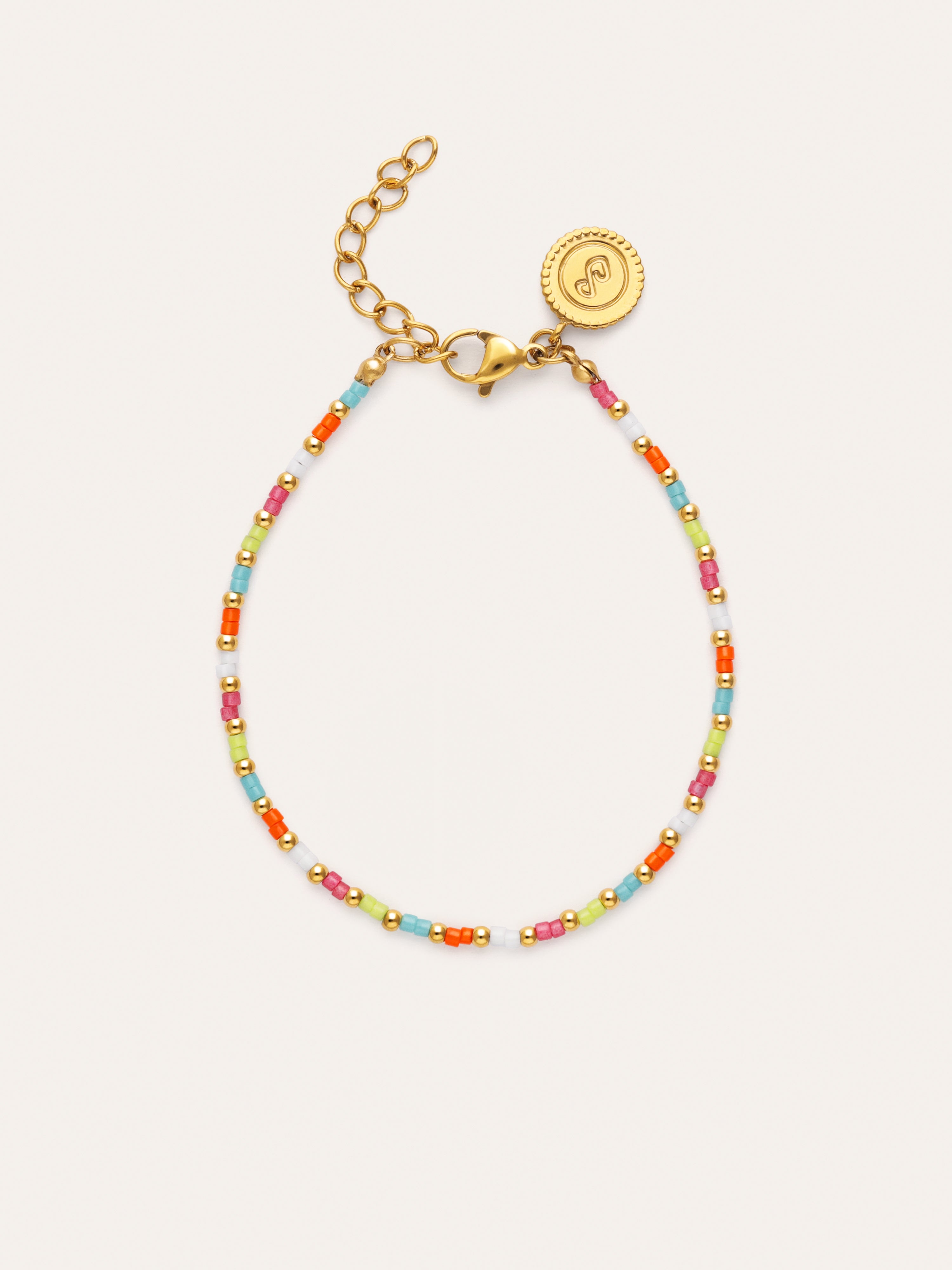 Pulsera Lumi Colors Acero Baño Oro