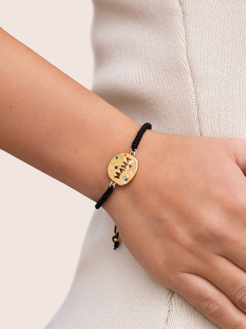 Armband Mama Colors, vergoldet