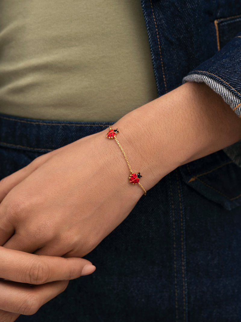 Bracelet Coccinelle Plaqué Or