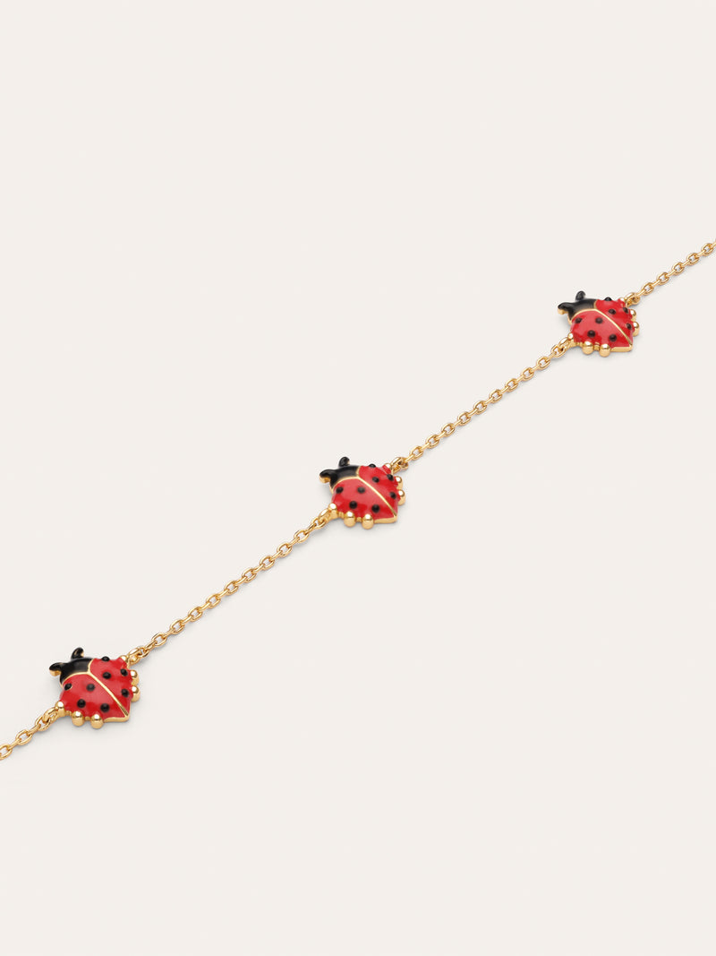 Bracelet Coccinelle Plaqué Or