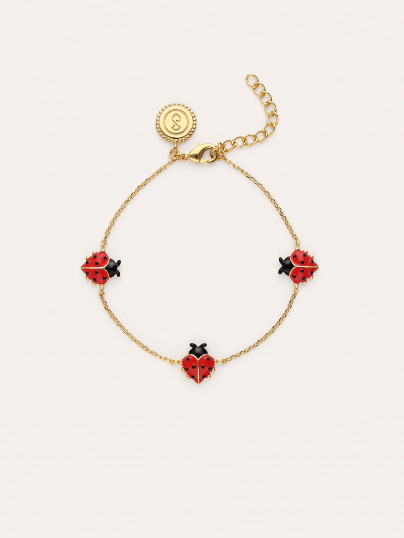 Bracelet Coccinelle Plaqué Or