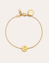 Pulsera Medallion Spark Color Baño Oro