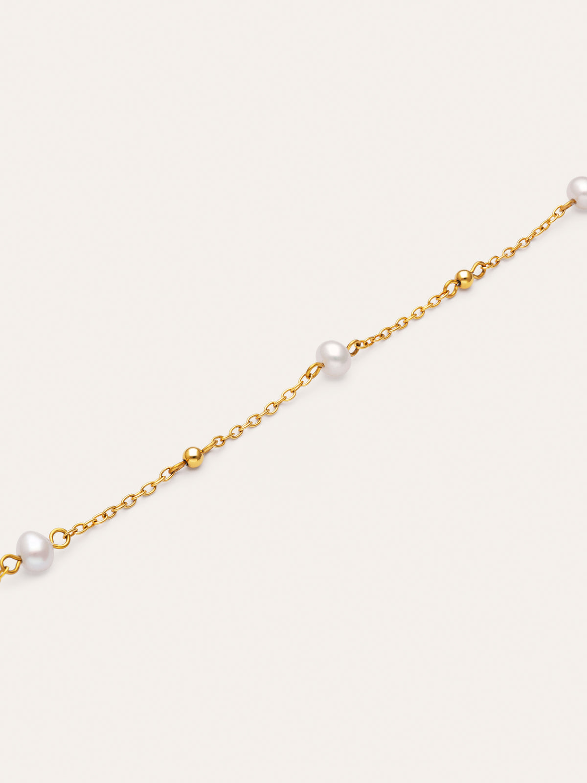 Imagen detalle de Bracelet Bahia Pearls Acier plaqué or