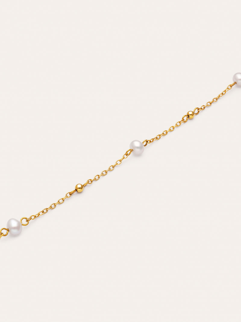 Bracelet Bahia Pearls Acier plaqué or