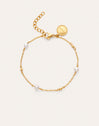 Bracelet Bahia Pearls Acier plaqué or