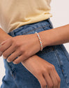 Pulsera Nacary Colors aus Stahl mit 18kt Goldbeschichtung