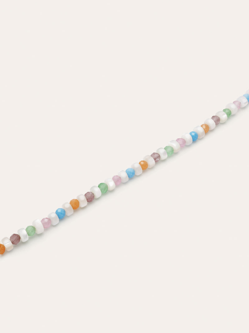 Pulsera Nacary Colors aus Stahl mit 18kt Goldbeschichtung