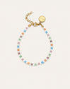 Pulsera Nacary Colors aus Stahl mit 18kt Goldbeschichtung