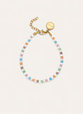 Pulsera Nacary Colors aus Stahl mit 18kt Goldbeschichtung
