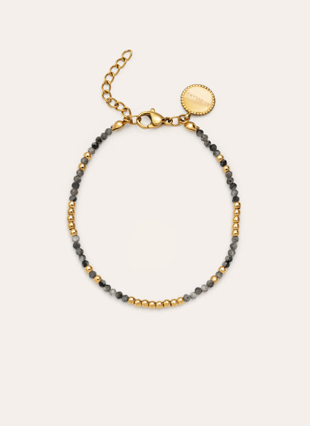 Pulsera Noche Acero Baño Oro
