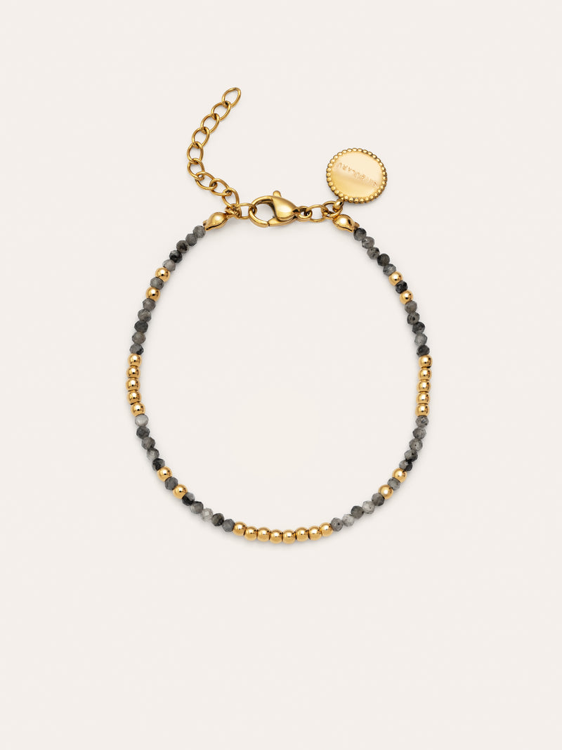 Noche Armband Edelstahl, vergoldet