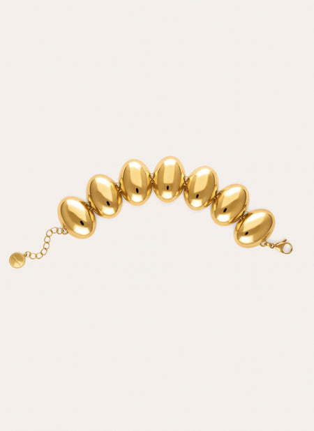 Bracelet Oceya Acier Plaqué Or