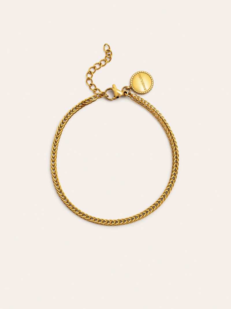 Orlina Armband Edelstahl, vergoldet