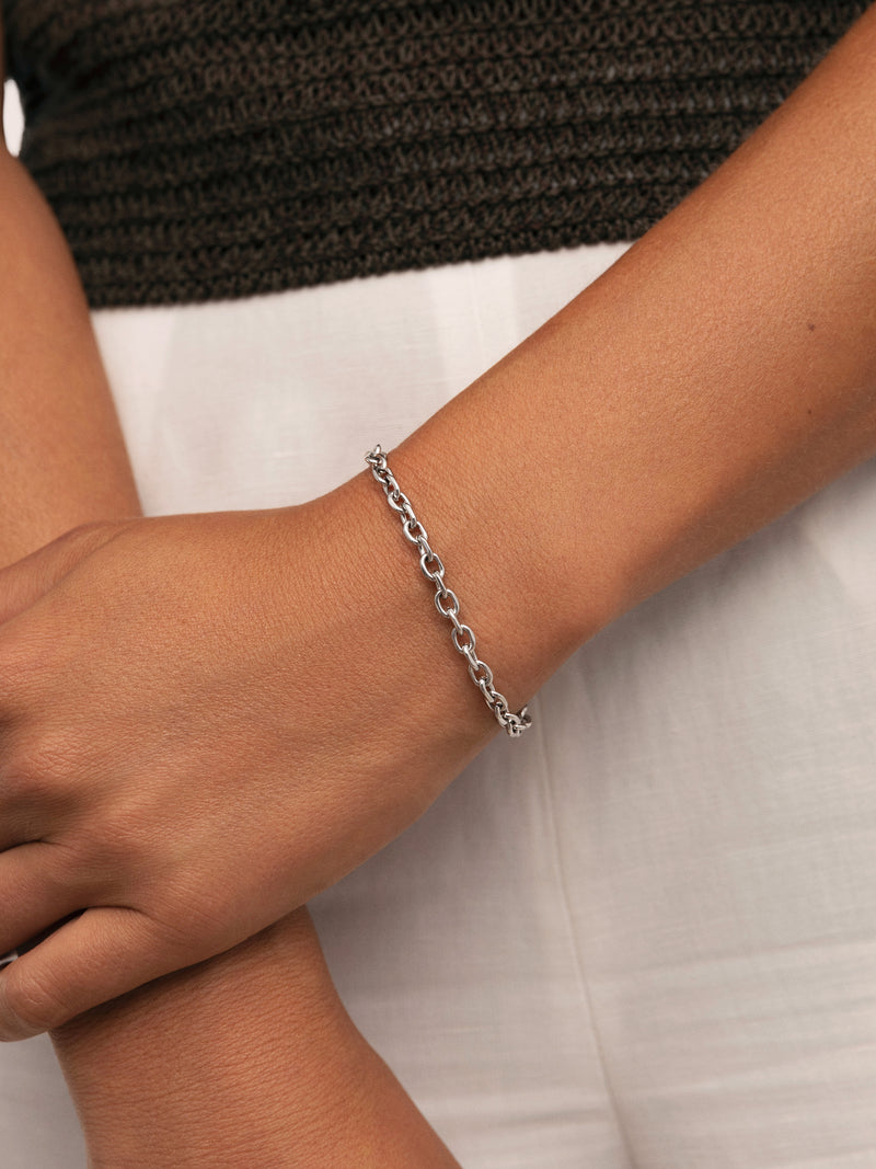 Orla Rope Armband Edelstahl