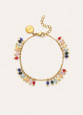 Pulsera Palmar Colors Acero Baño Oro