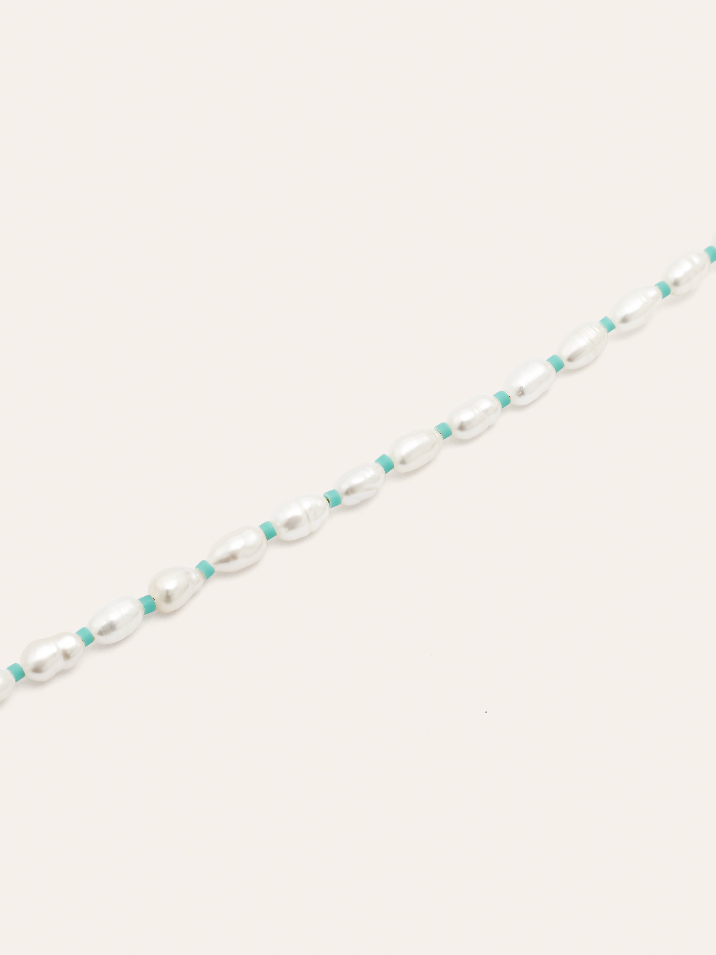 Pulsera Pompeya Turquesa Acero Baño Oro