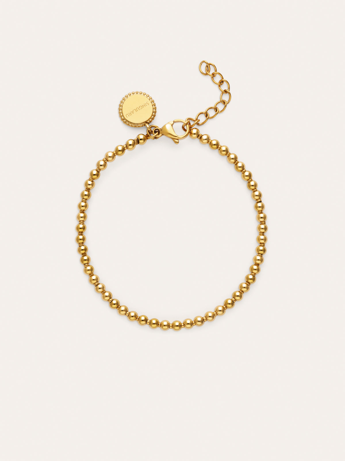 Rosario Armband Staal Verguld