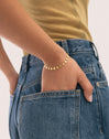Shells Armband, Edelstahl vergoldet
