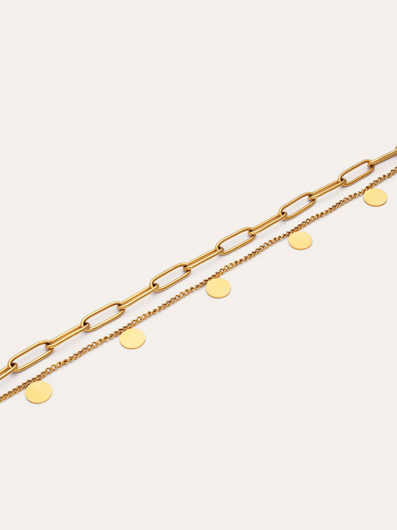 Armband Sienna Stahl vergoldet